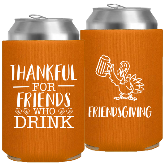 Pre-Printed Foam Can - Friendsgiving