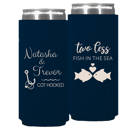 Wedding - Two Less Fish In The Sea, Got Hooked - Foam Slim Can 039