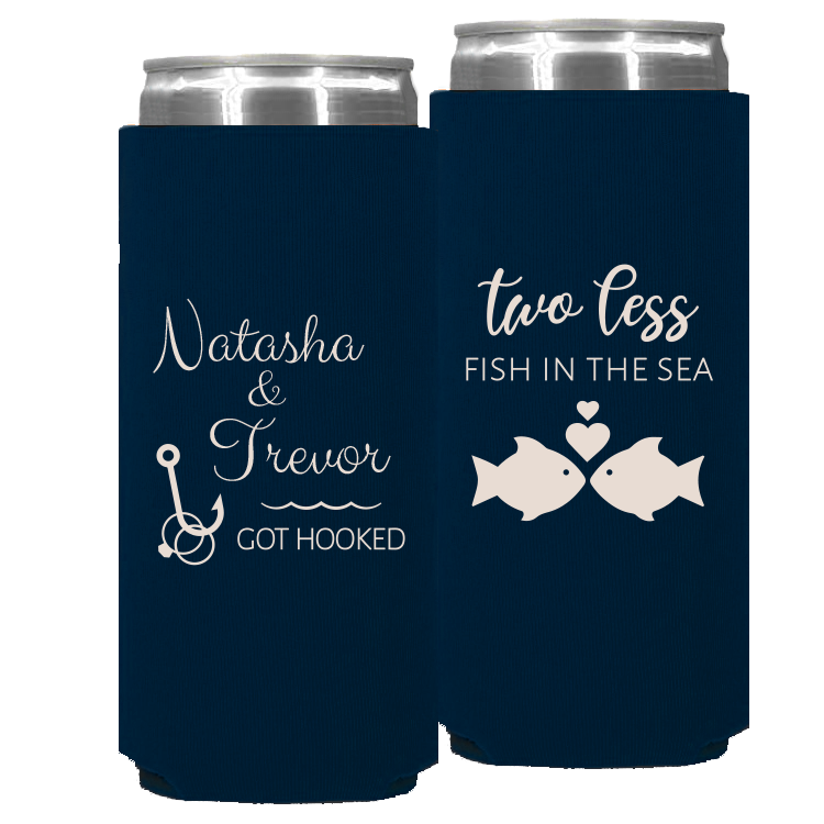 Wedding - Two Less Fish In The Sea, Got Hooked - Foam Slim Can 039