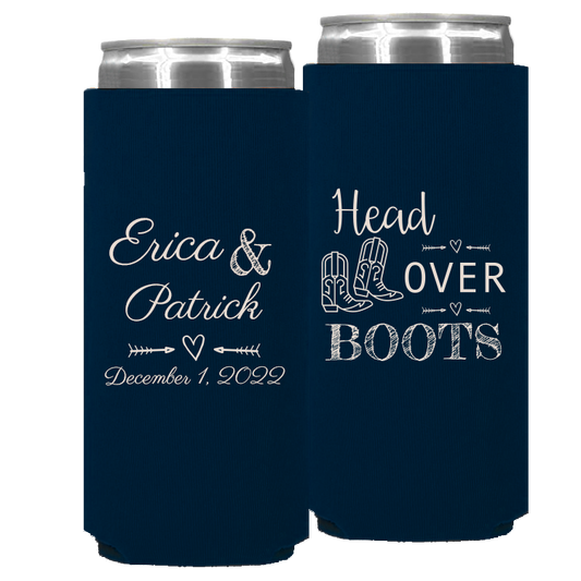 Wedding - Head Over Boots Heart - Foam Slim Can 060