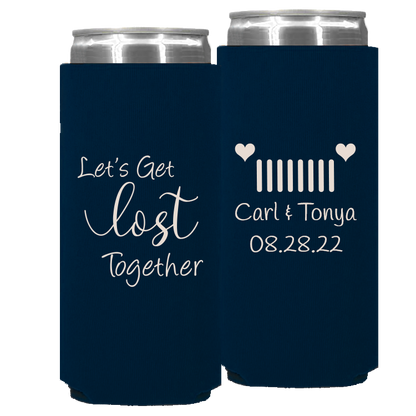 Wedding - Let's Get Lost Together - Foam Slim Can 067