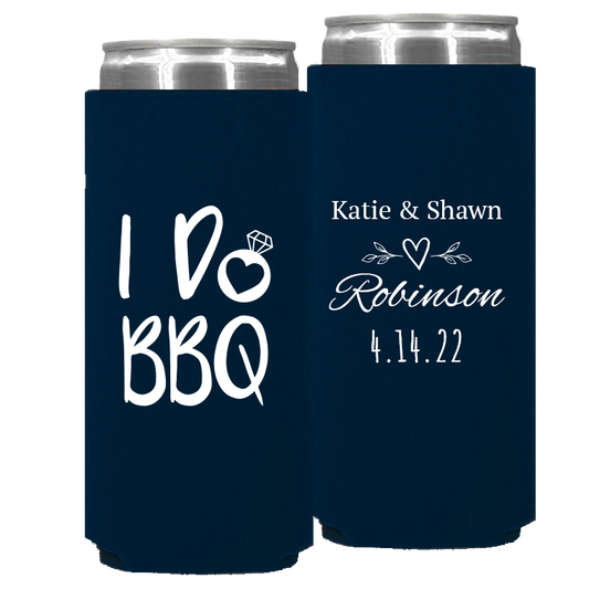 Wedding - I Do Bbq Names - Foam Slim Can 073