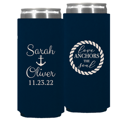 Wedding - Love Anchors The Soul - Foam Slim Can 083