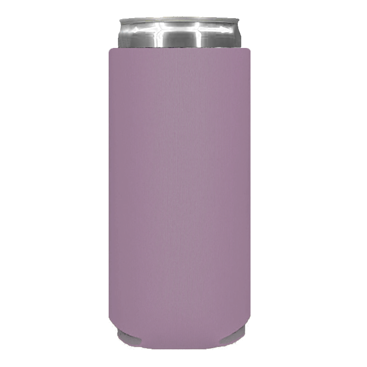 Foam Slim Can - One Color, Double Sided Print