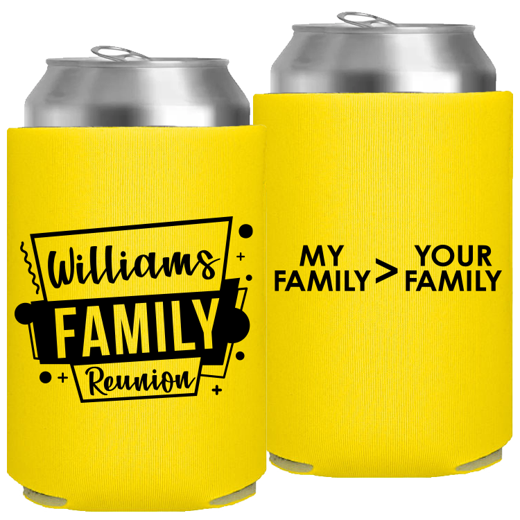 Family Reunion Template 009 - Neoprene Can