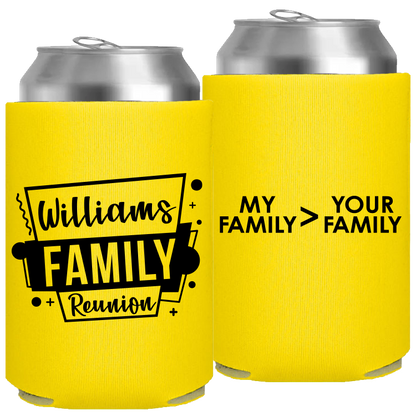 Family Reunion Template 009 - Neoprene Can