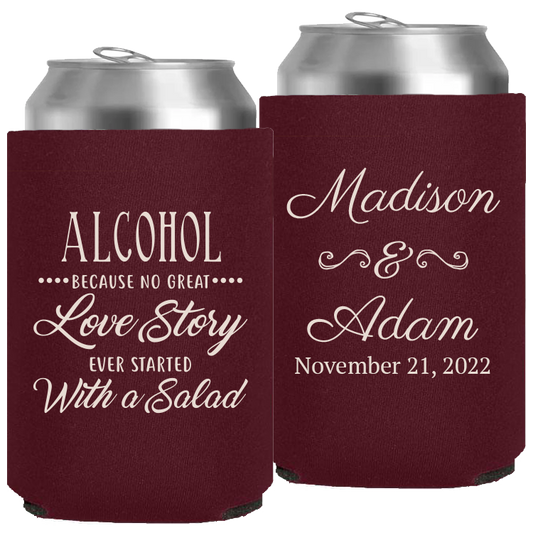 Wedding - Alcohol Because No Great Story - Neoprene Can 062