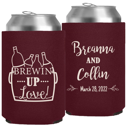 Wedding - Brewing Up Love - Neoprene Can 063