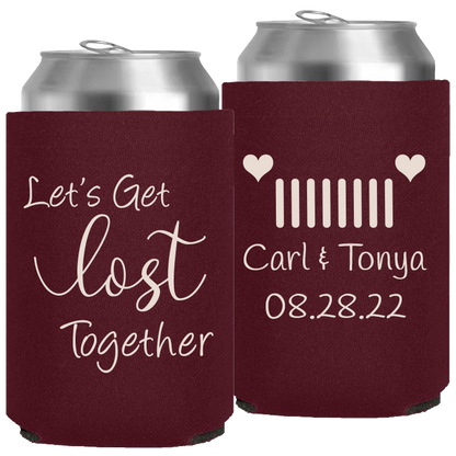 Wedding - Let's Get Lost Together - Neoprene Can 067