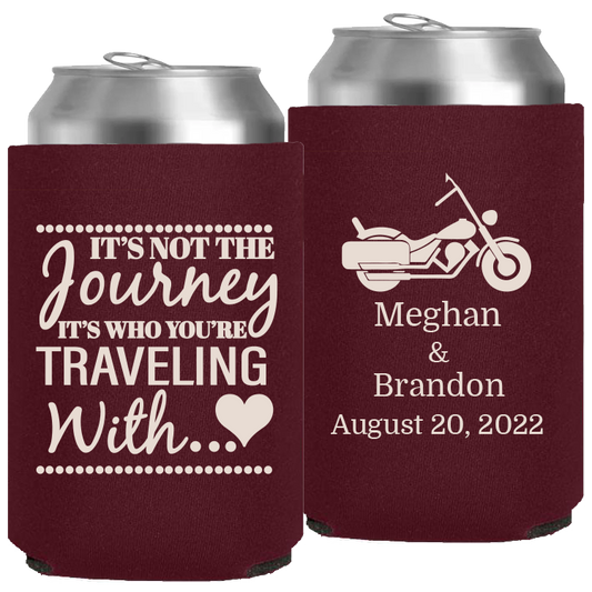 Wedding - It's Not The Journey Motorcycle - Neoprene Can 069