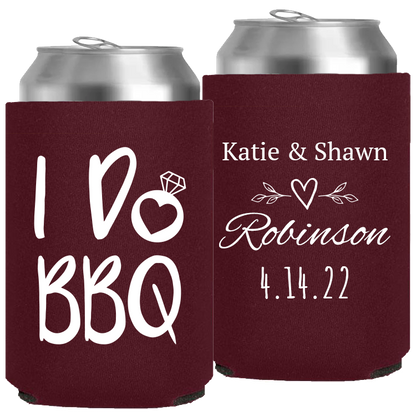 Wedding - I Do Bbq Names - Neoprene Can 073