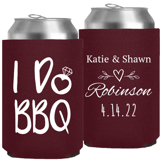 Wedding - I Do Bbq Names - Neoprene Can 073