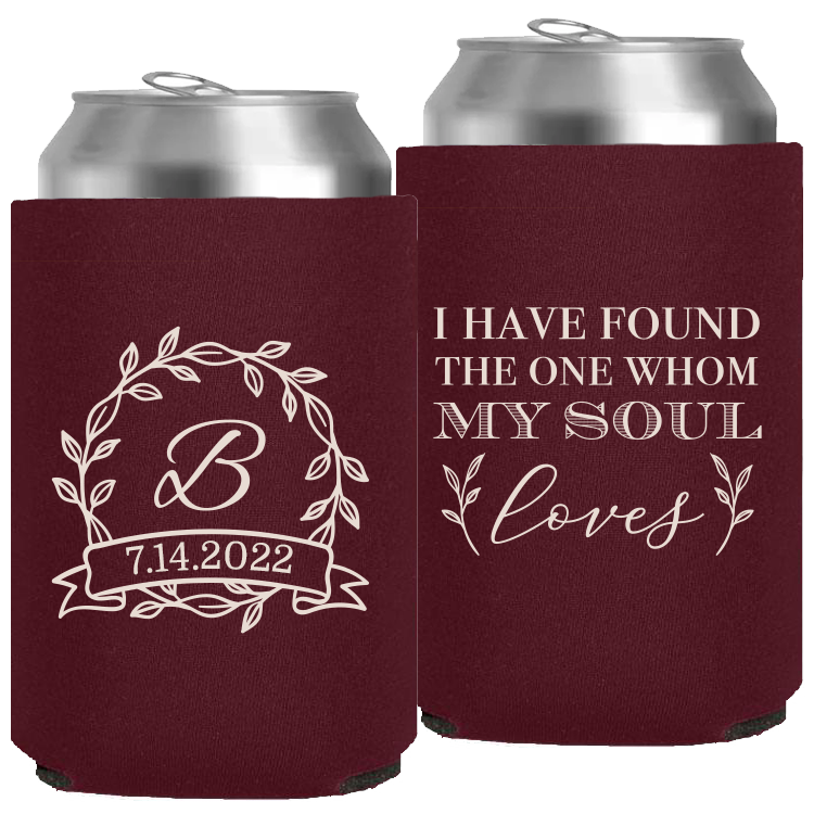 Wedding - I Have Found The One Whom My Soul Loves - Neoprene Can 085