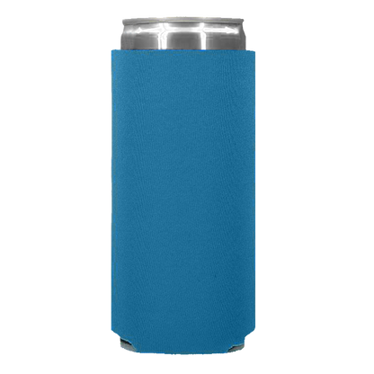 Foam Slim Can - One Color, Double Sided Print