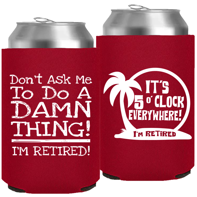 Retirement Template 11 - Neoprene Can