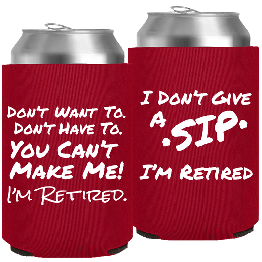 Retirement Template 12 - Neoprene Can