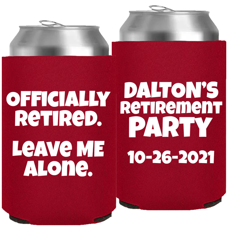 Retirement Template 14 - Neoprene Can