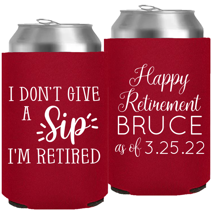 Retirement Template 19 - Neoprene Can