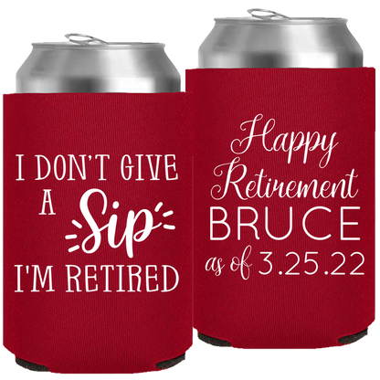 Retirement Template 19 - Neoprene Can