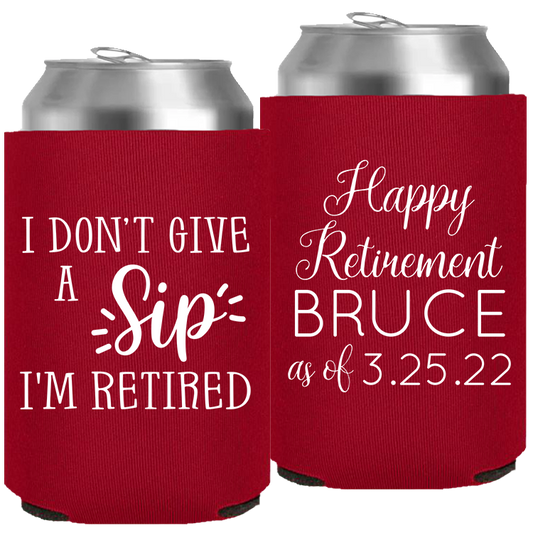 Retirement Template 19 - Neoprene Can