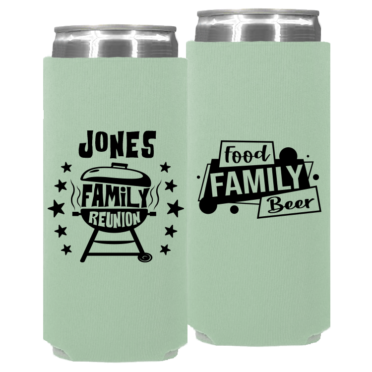 Family Reunion Template 014 – Neoprene Slim Can