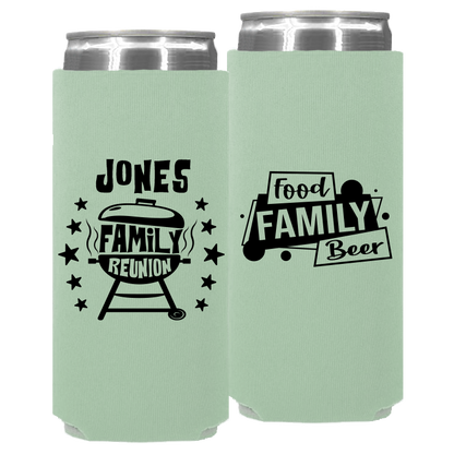 Family Reunion Template 014 – Neoprene Slim Can