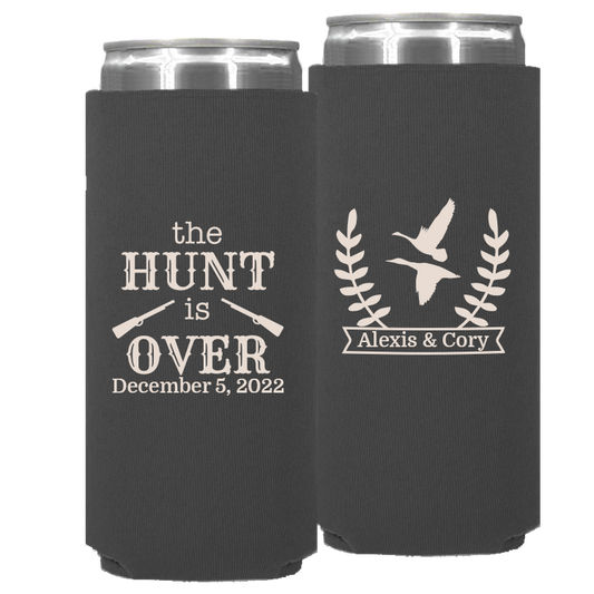 Wedding - The Hunt Is Over - Neoprene Slim Can 074