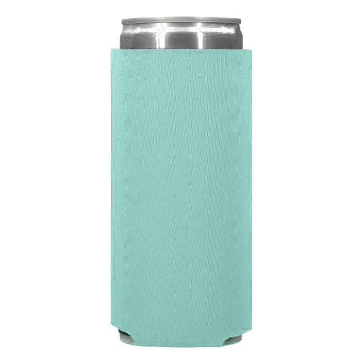 Foam Slim Can - One Color, Double Sided Print