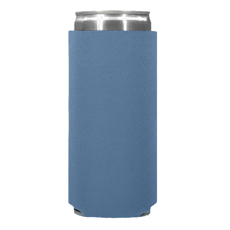 Foam Slim Can - One Color, Double Sided Print