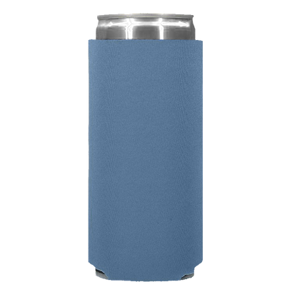 Foam Slim Can - One Color, Double Sided Print