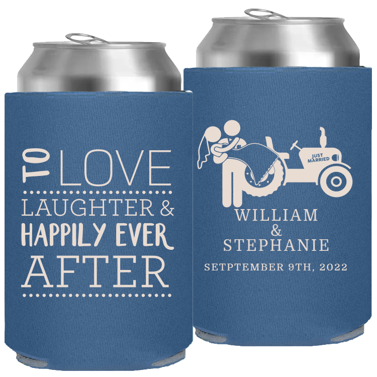 Wedding - To Love Laughter Tractor - Foam Can 001