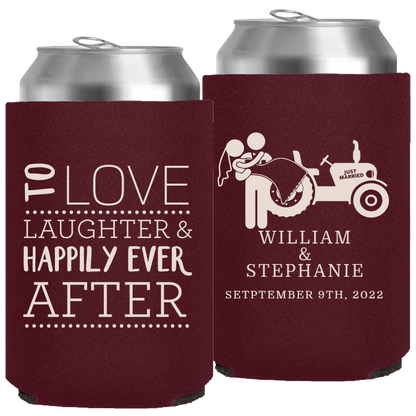 Wedding 001 - To Love Laughter Tractor - Neoprene Can