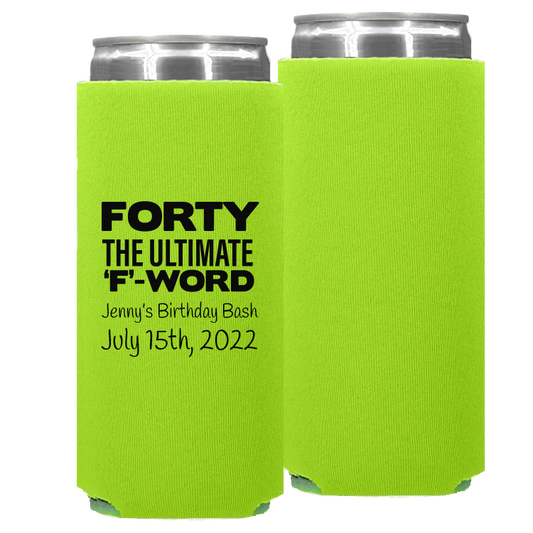 Birthday Template 01 -  Foam Slim Can