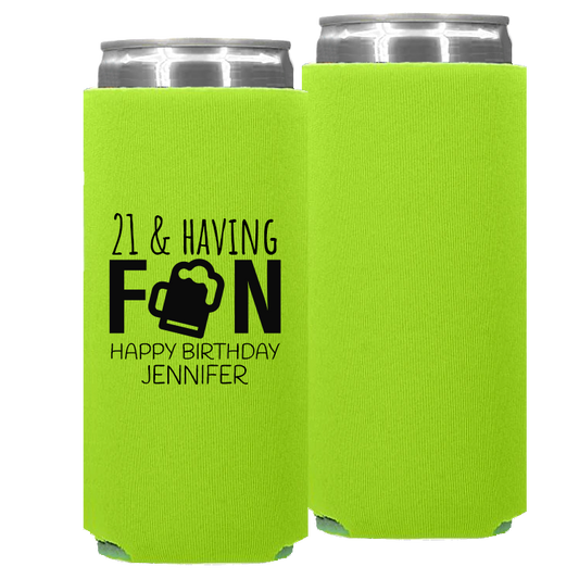 Birthday Template 06 -  Foam Slim Can