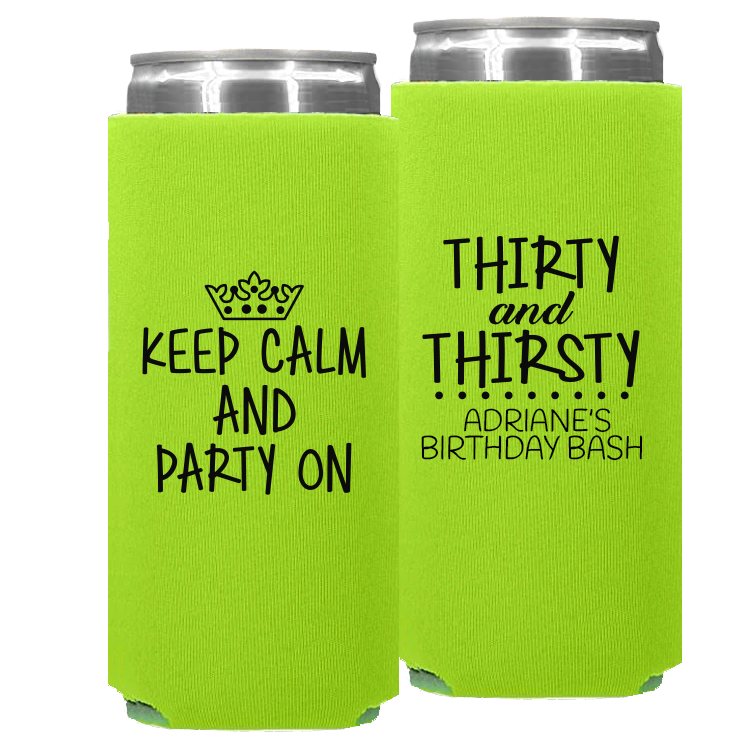 Birthday Template 08 -  Foam Slim Can