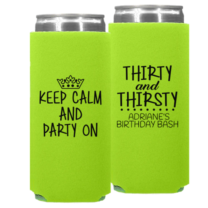 Birthday Template 08 -  Foam Slim Can