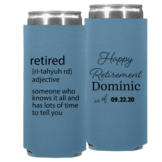 Retirement Template 09 – Neoprene Slim Can