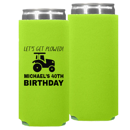 Birthday Template 09 -  Foam Slim Can