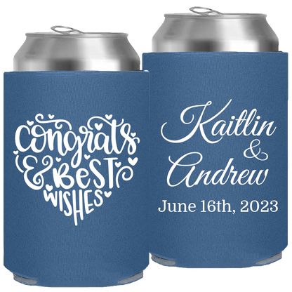 Wedding - Congrats And Best Wishes Heart - Foam Can 103