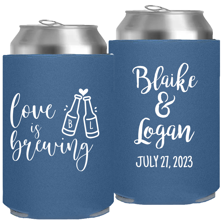 Wedding - Love Is Brewing Bottles - Foam Can 111