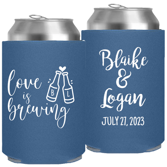 Wedding - Love Is Brewing Bottles - Foam Can 111