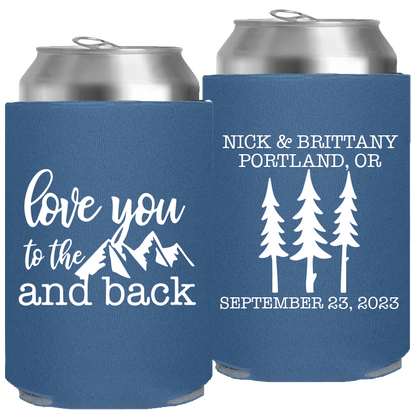 Wedding - Love You To The Moon & Back Trees - Foam Can 116