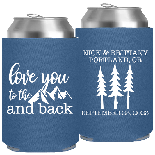 Wedding - Love You To The Moon & Back Trees - Foam Can 116