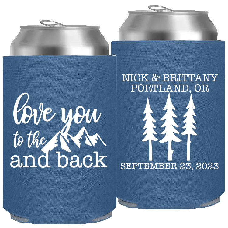Wedding - Love You To The Moon & Back Trees - Foam Can 116