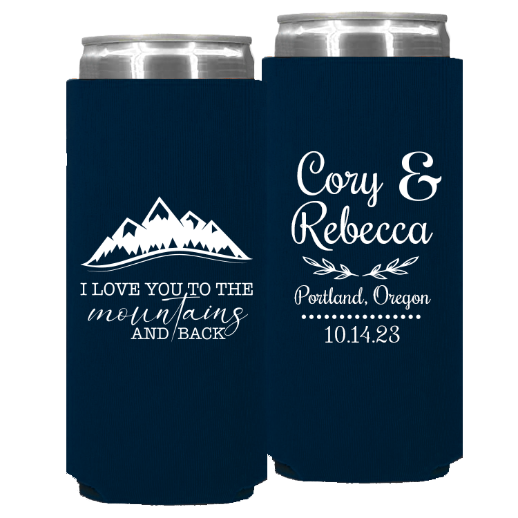 Wedding - Mountain I Love You To The Mountains And Back - Foam Slim Can 117