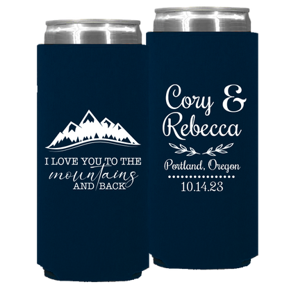 Wedding - Mountain I Love You To The Mountains And Back - Foam Slim Can 117