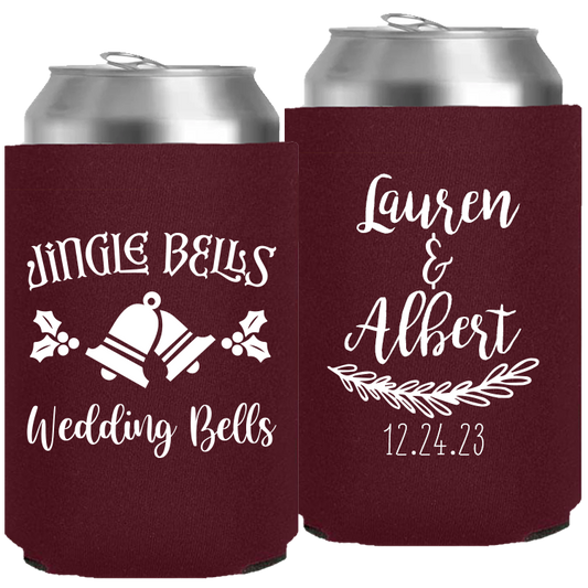 Wedding - Jingle Bells Wedding Bells - Neoprene Can 122