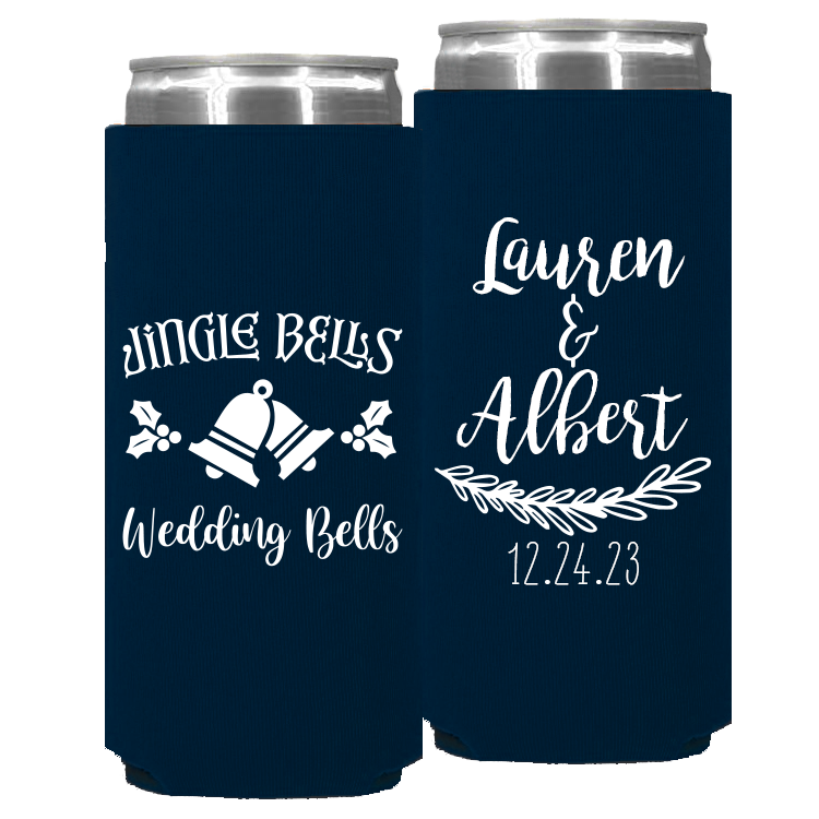 Wedding - Jingle Bells Wedding Bells - Foam Slim Can 122