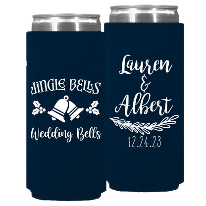 Wedding - Jingle Bells Wedding Bells - Foam Slim Can 122