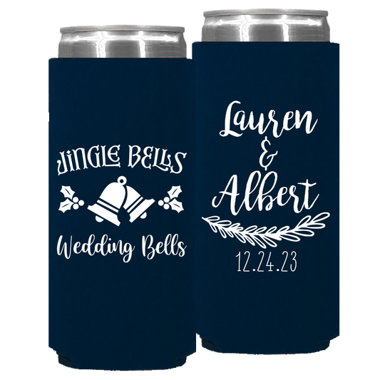 Wedding - Jingle Bells Wedding Bells - Foam Slim Can 122